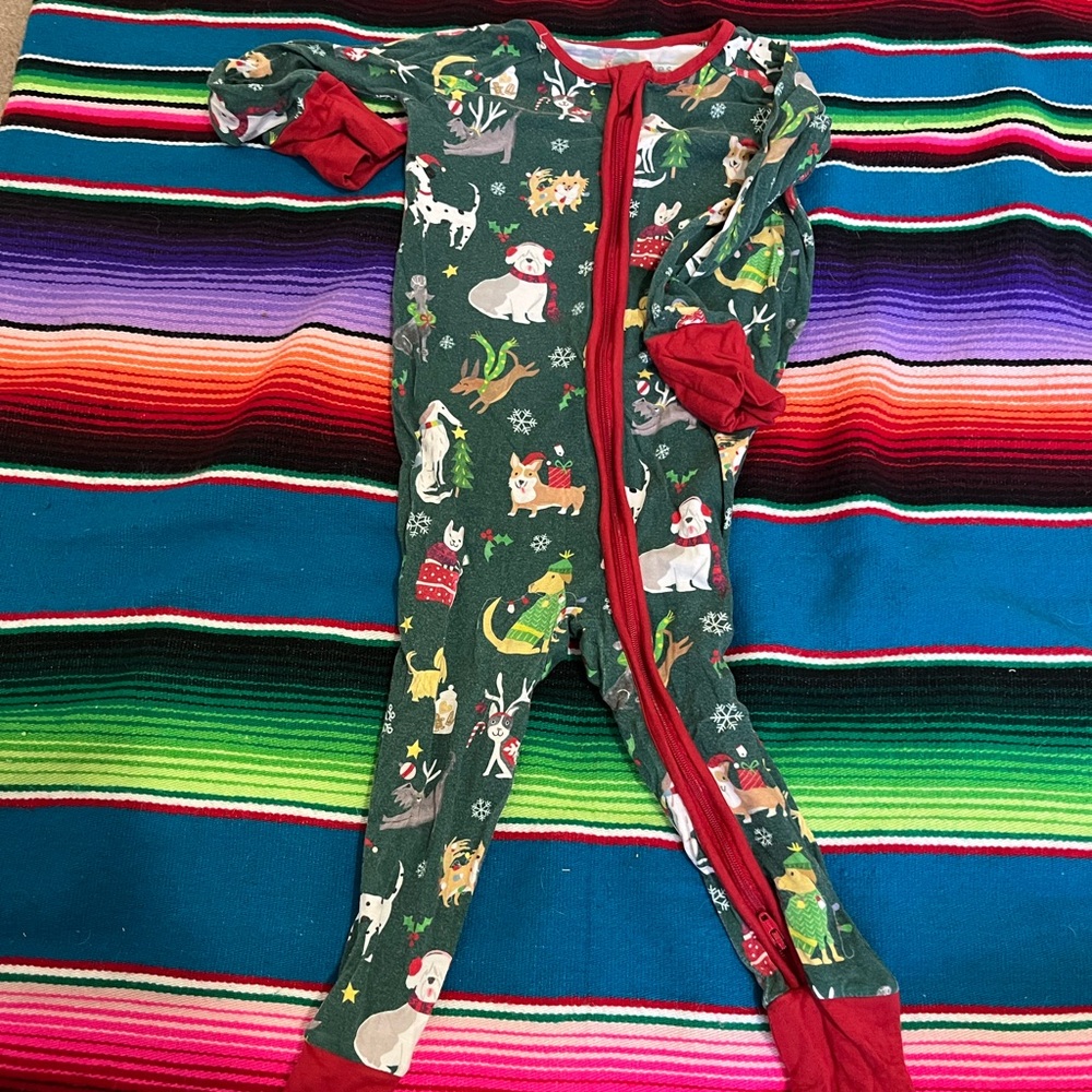 Little Sleepies Christmas Animal Print Pajamas